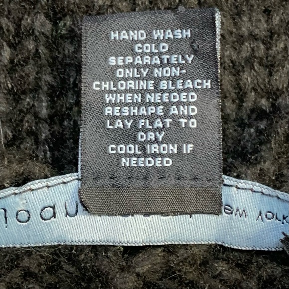 Joan Vass New York~Women's Oversized Wide Stripe Open Front Cardigan~Sz L/XL - Picture 16 of 16